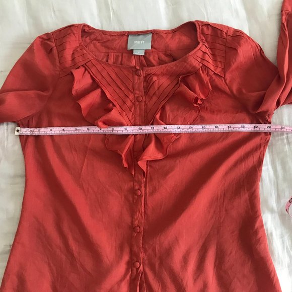 Lightweight cotton Anthropologie blouse - Maeve, sz 6 - Picture 6 of 7